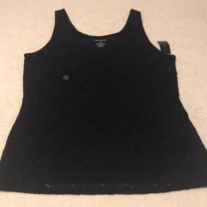 NWT Lane Bryant navy floral lace tank Size 14/16
